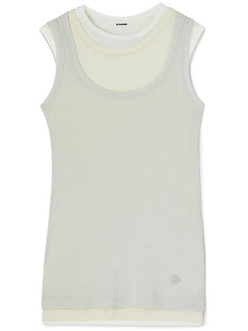 Layered Tank Top J40FV0106JTN356 - JIL SANDER - BALAAN 1