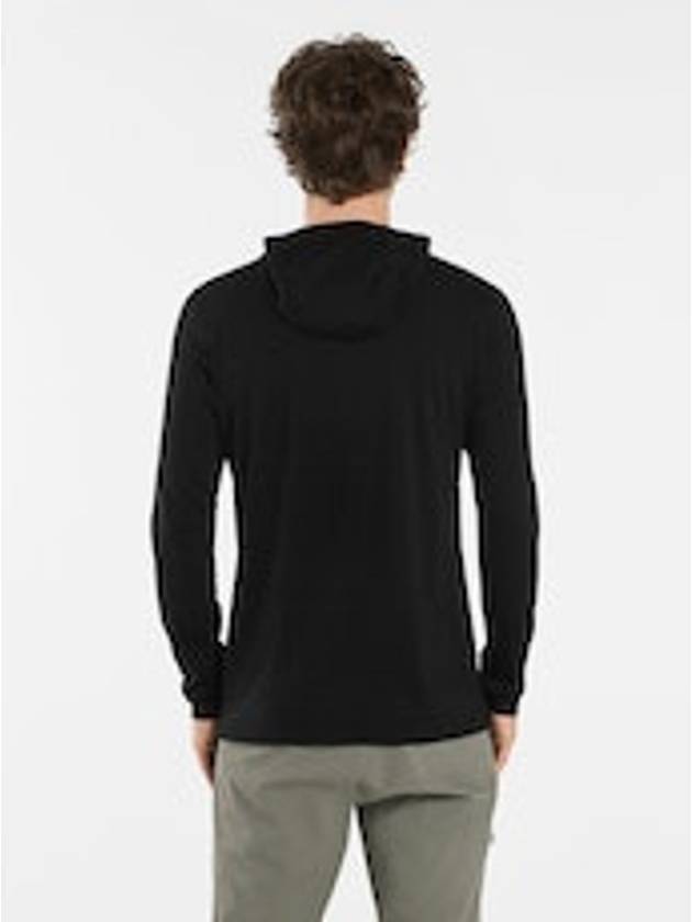 Ionia Merino Wool Hoodie Black - ARC'TERYX - BALAAN 4