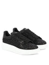 Glitter Oversole Low Top Sneakers Black - ALEXANDER MCQUEEN - BALAAN 3