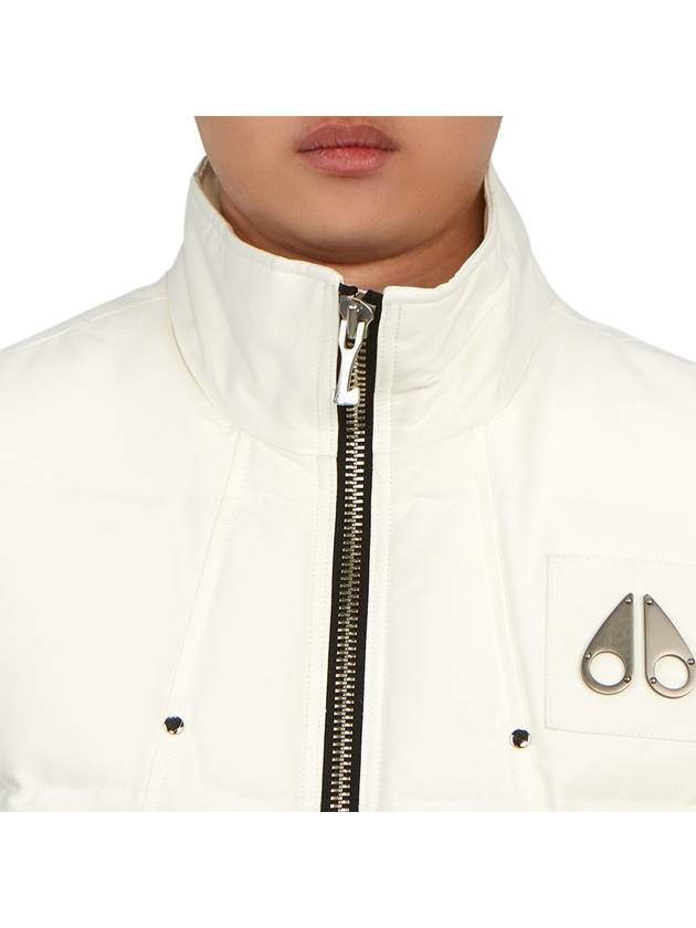 Logo Montreal Padded Vest White - MOOSE KNUCKLES - BALAAN 10