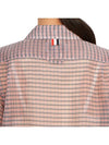 Women's Check Pattern Bow Blouse - THOM BROWNE - BALAAN 10