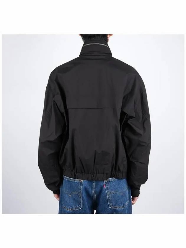 Zip-Up Jacket Black - AMI - BALAAN 5