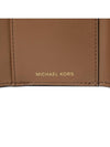 gold logo bifold wallet brown - MICHAEL KORS - BALAAN.