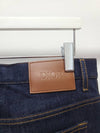 Oblique raw cotton denim roll up slim fit jeans - DIOR - BALAAN 4