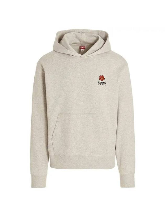 Balk Flower Crest Cotton Classic Hood Gray - KENZO - BALAAN.