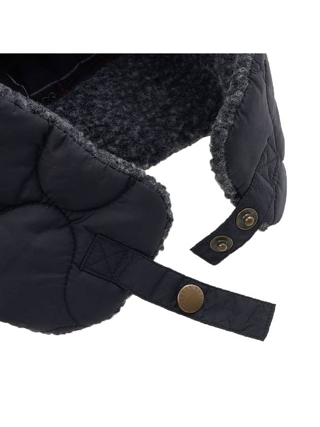 Sandbay Quilted Trapper Hat Black - BARBOUR - BALAAN 8