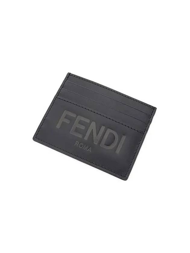 Stamp Logo Card Wallet Black - FENDI - BALAAN 5