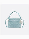 Lady Milly Cannage Lambskin Mini Tote Bag Blue - DIOR - BALAAN 6