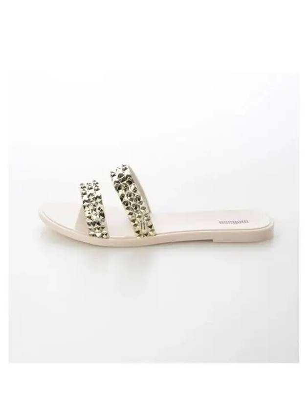 Women s Beige Gold Bling AD Sandals HML33FSSL001 - MELISSA - BALAAN 3