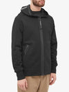 Diagonal Goggle Mask Zip Up Hoodie Black - CP COMPANY - BALAAN 4