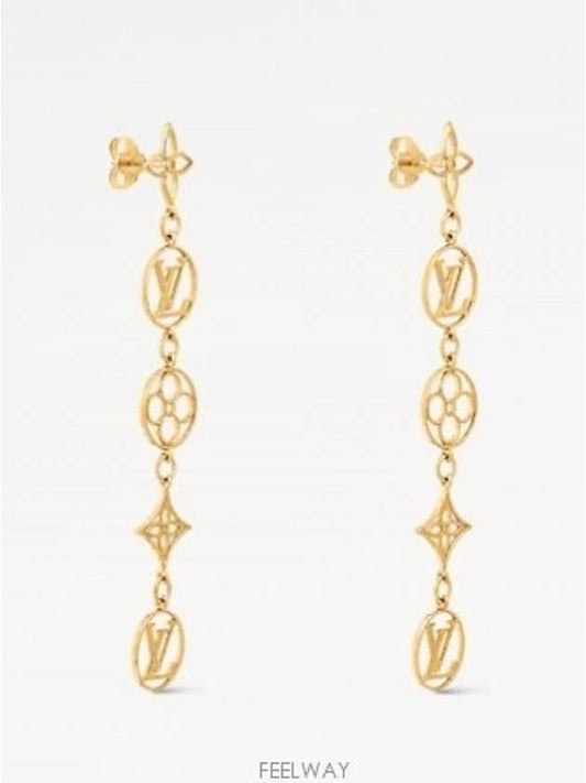 M01072 NEW LV Lace Earrings - LOUIS VUITTON - BALAAN 2