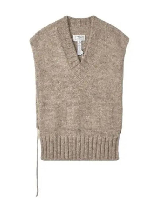 Gillette knit vest beige - MAISON MARGIELA - BALAAN 1