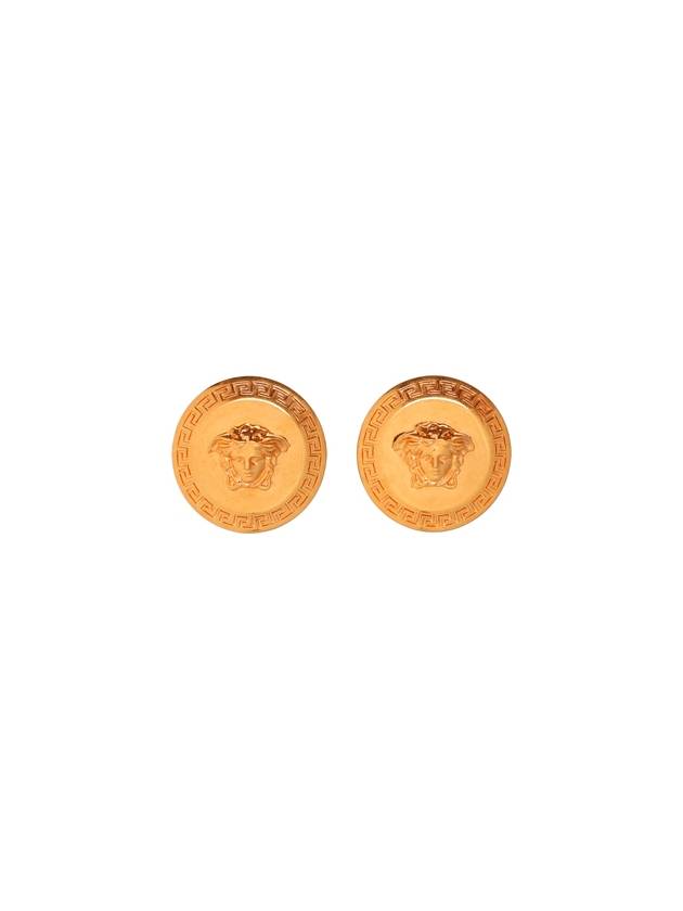 Medusa Stud Earrings Gold - VERSACE - BALAAN 2