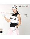 color combination STRIPE sleeveless collar sweaterHE2WSW002 - HOLIC&PLAY - BALAAN 2