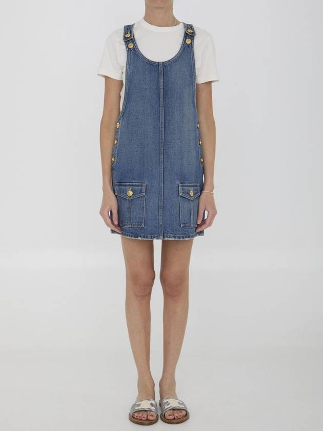 Denim Mini DUNGAREE 2U142930F07UW B0021162325 - CELINE - BALAAN 1