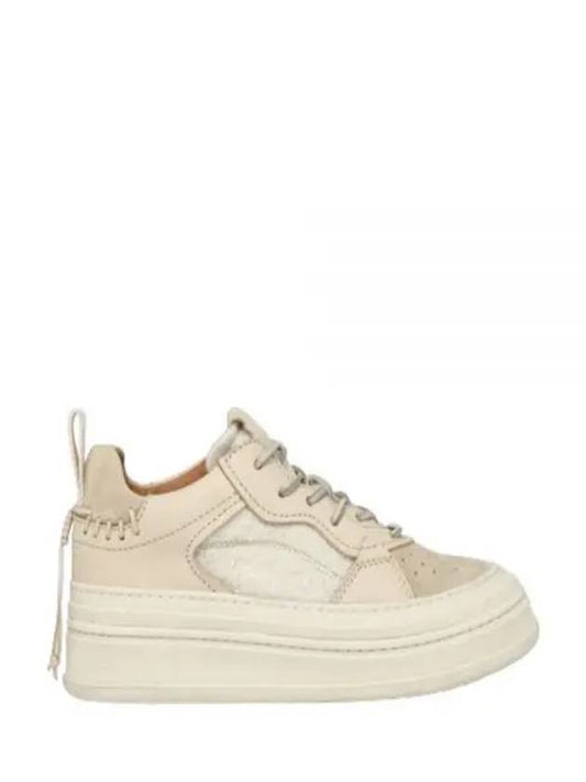 B10631 VARB 999 CIRCOLO WOOL LEATHER SNEAKERS - BUTTERO - BALAAN 1