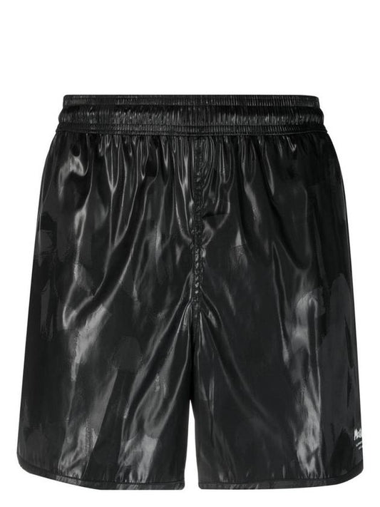 Run Graffiti Shorts Black - ALEXANDER MCQUEEN - BALAAN 1