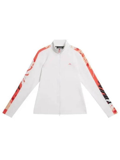 Women's Winona Print Mid Layer Jacket White - J.LINDEBERG - BALAAN 2