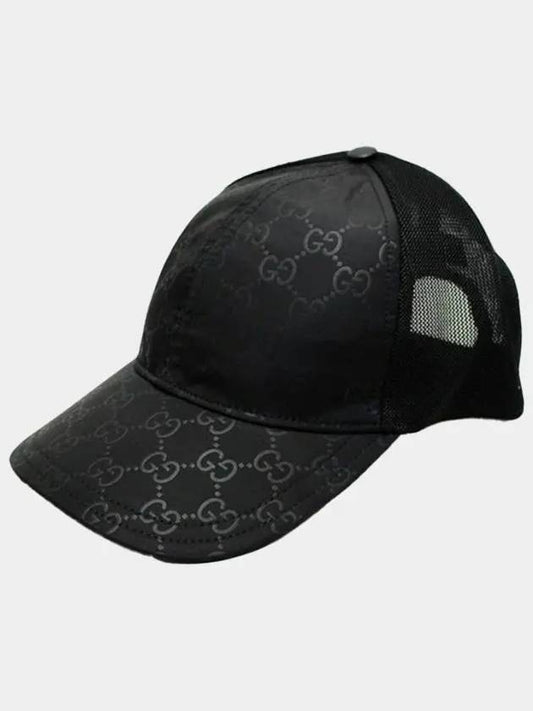 GG Nylon Ball Cap Black - GUCCI - BALAAN 2