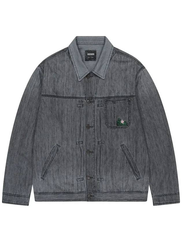 OG Heritage Denim Trucker Jacket Gray - OFFGRID - BALAAN 1