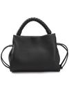 Iris Small Heavy Grain Shoulder Bag Black - MULBERRY - BALAAN 5