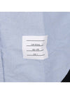 Oxford Grosgrain Placket Cotton Long Sleeve Shirt Light Blue - THOM BROWNE - BALAAN 8