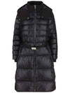 Contrast Hooded Nylon Padding Black - BURBERRY - BALAAN 1