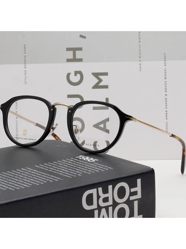 Eyewear Round Eyeglasses Black - DAVID BECKHAM - BALAAN 3