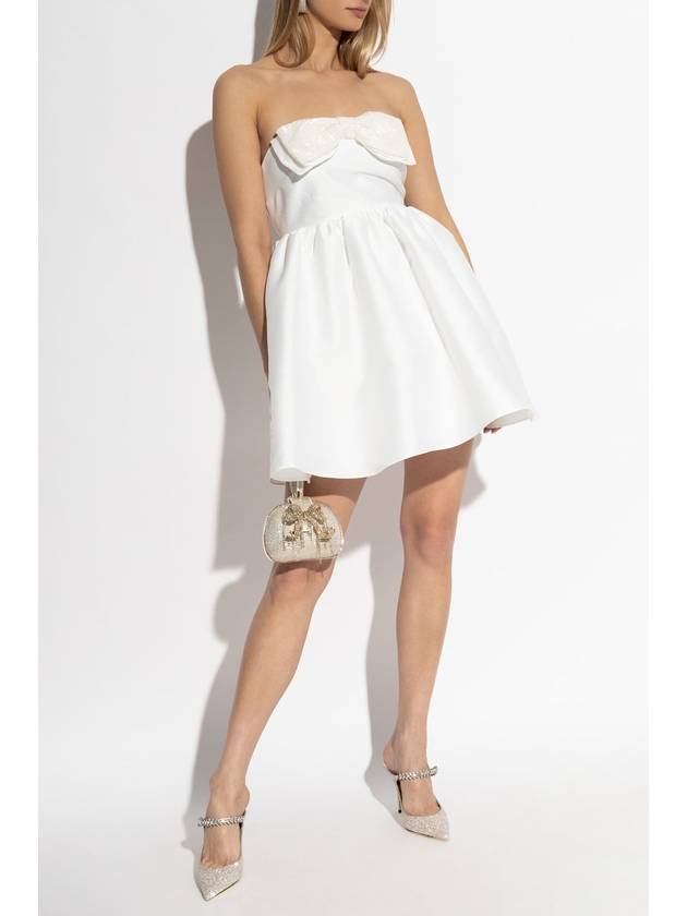 Taffeta Bando short dress white - SELF PORTRAIT - BALAAN 3