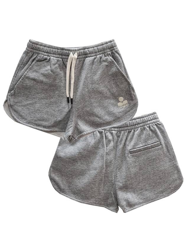 Mipha logo banding short pants - ISABEL MARANT - BALAAN.