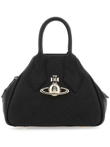 Mini Jasmine Tote Bag Black - VIVIENNE WESTWOOD - BALAAN 1