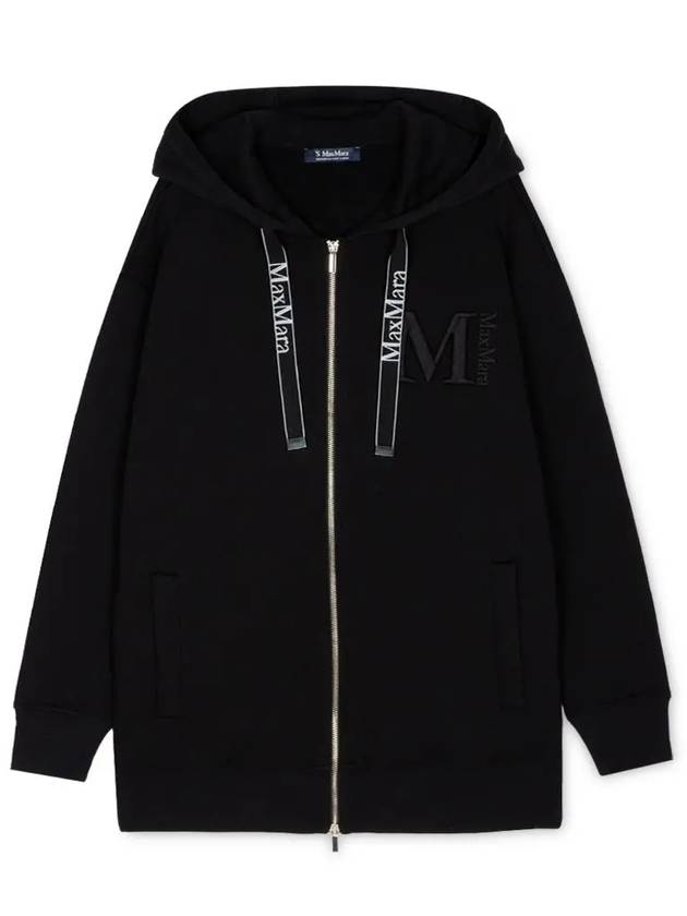 Women's Northtalk Black Hooded Zip-Up 99260133600 005 - MAX MARA - BALAAN 3