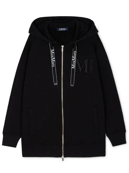 Women's Northtalk Black Hooded Zip-Up 99260133600 005 - MAX MARA - BALAAN 1