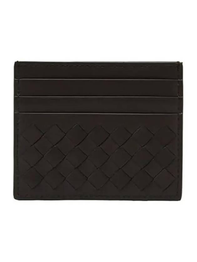 Men's Intrecciato Card Wallet Black - BOTTEGA VENETA - BALAAN 6