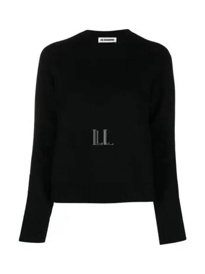 Wool Knit Top Black - JIL SANDER - BALAAN 2