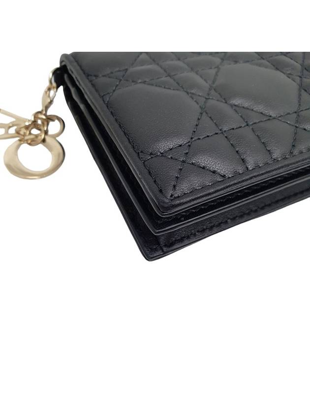 Women s S0178ONMJ M900 Black Lambskin Lady Mini Wallet - DIOR - BALAAN 6