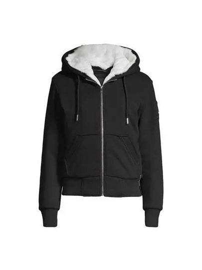 Classic Bunny Zip Up Hoodie White Black - MOOSE KNUCKLES - BALAAN 2