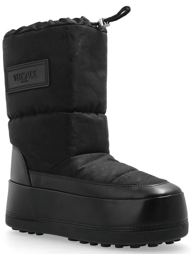 Versace Snow Boots With Logo, Women's, Black - VERSACE - BALAAN 4