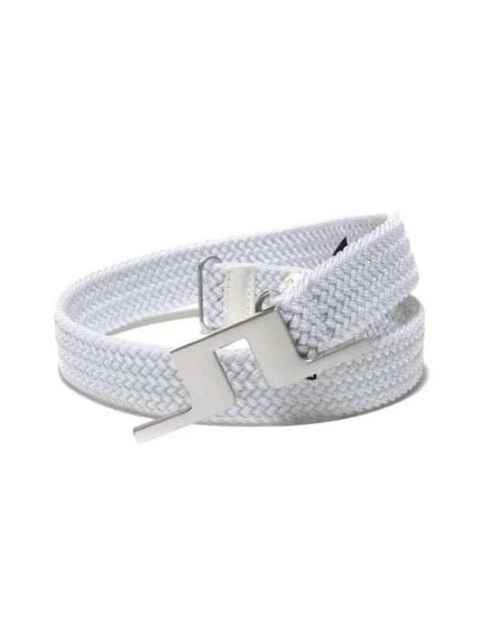 Women's Lykke Braided Belt White - J.LINDEBERG - BALAAN 1
