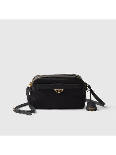 Re-Edition 1978 Re-Nylon Saffiano Leather Mini Shoulder Bag Black - PRADA - BALAAN 1