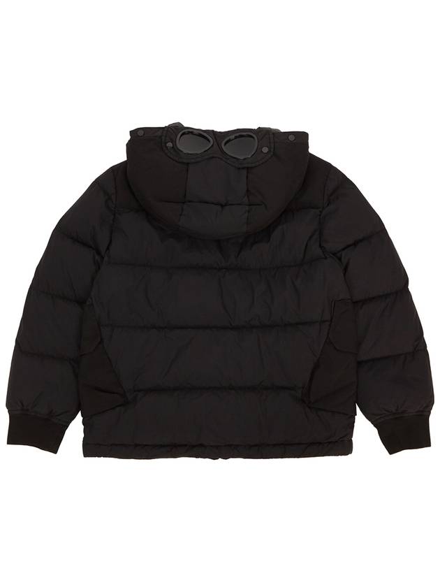 Kids Jacket 15CKOW008B005783M 999 BLACK - CP COMPANY - BALAAN 4