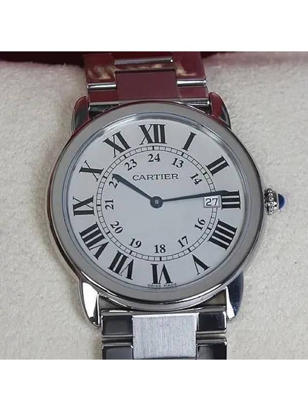 WSRN0012 Ronde Solo 36MM Steel Quartz Men s Watch - CARTIER - BALAAN 3