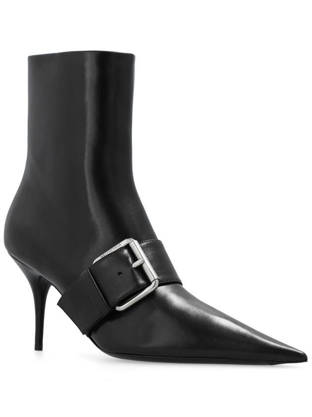 Knife Buckle Middle Boots Black - BALENCIAGA - BALAAN 5