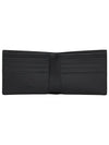 Intrecciato Leather Bi Fold Half Wallet Black - BOTTEGA VENETA - BALAAN 5