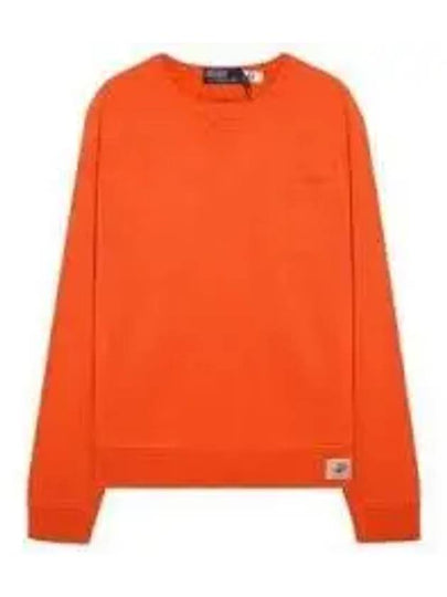 Pocket Patch Sweatshirt Orange - POLO RALPH LAUREN - BALAAN 2