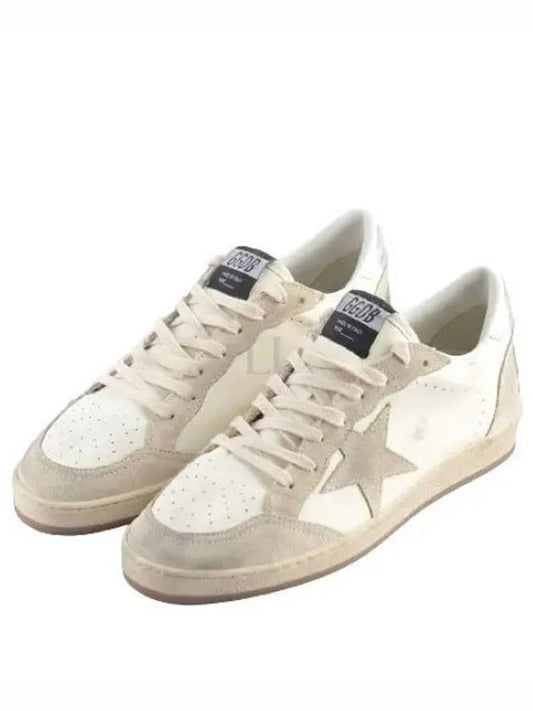 Ball Star Low Top Sneakers Grey White - GOLDEN GOOSE - BALAAN 2