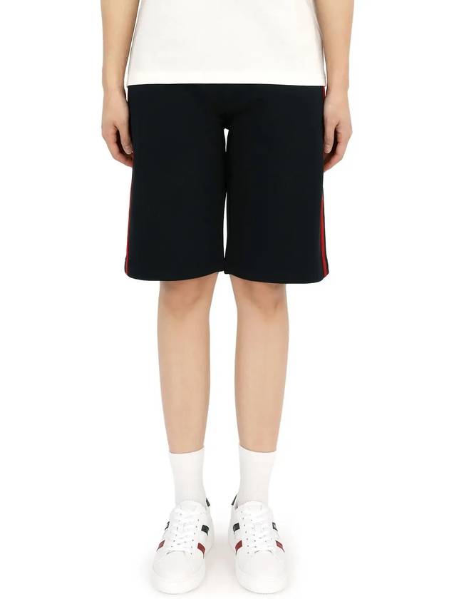 Kids Back Wappen Patch Training Short Pants Navy 8H00012 809AG 778 12 14A Adults can be worn - MONCLER - BALAAN 3