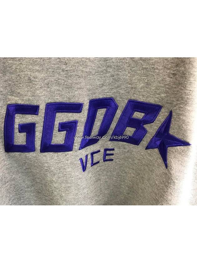 Logo Crew Neck Fleece Cotton Sweatshirt Grey - GOLDEN GOOSE - BALAAN 6