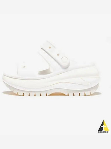 classic mega crush sandals white - CROCS - BALAAN 1