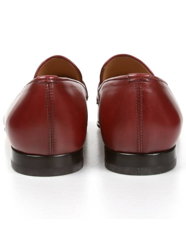 Calfskin burgundy loafers QFCM0L - BRIONI - BALAAN 4